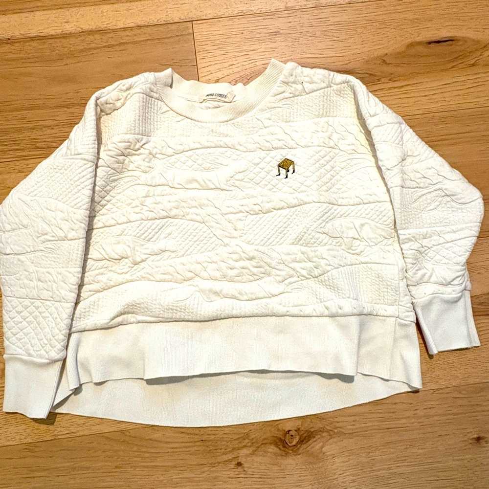 Bobo Choses quilted sweatshirt size 6-7y